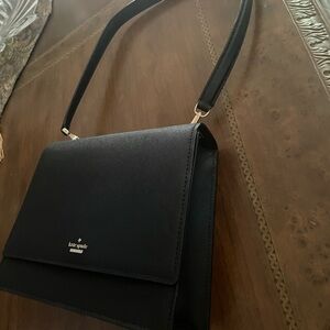 Kate Spade Black Leather Shoulder Bag